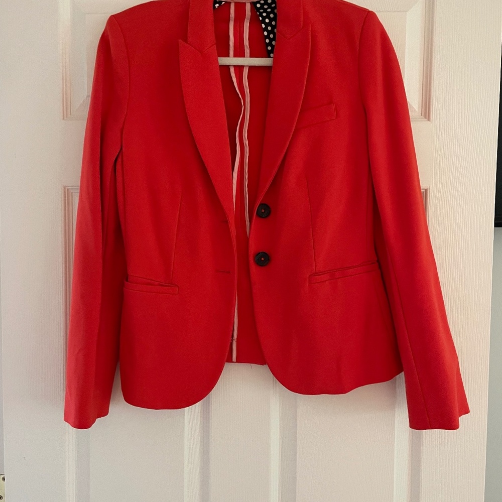 Boden Ponte Single Breasted Blazer
